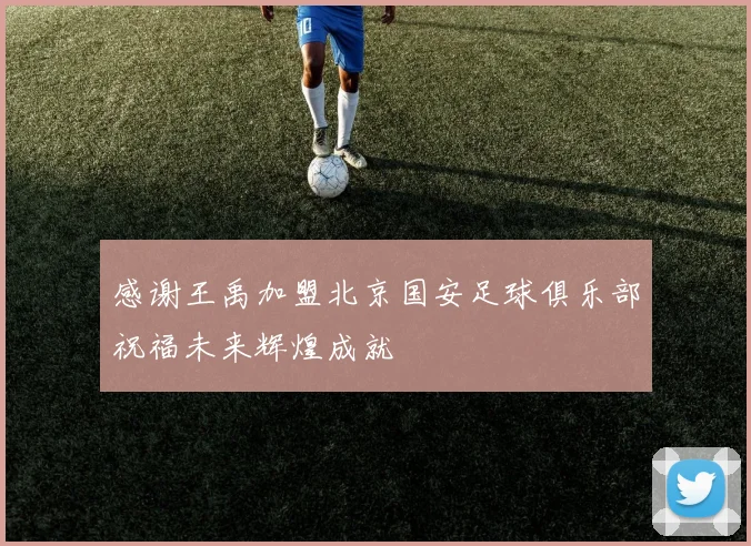 感谢王禹加盟北京国安足球俱乐部祝福未来辉煌成就